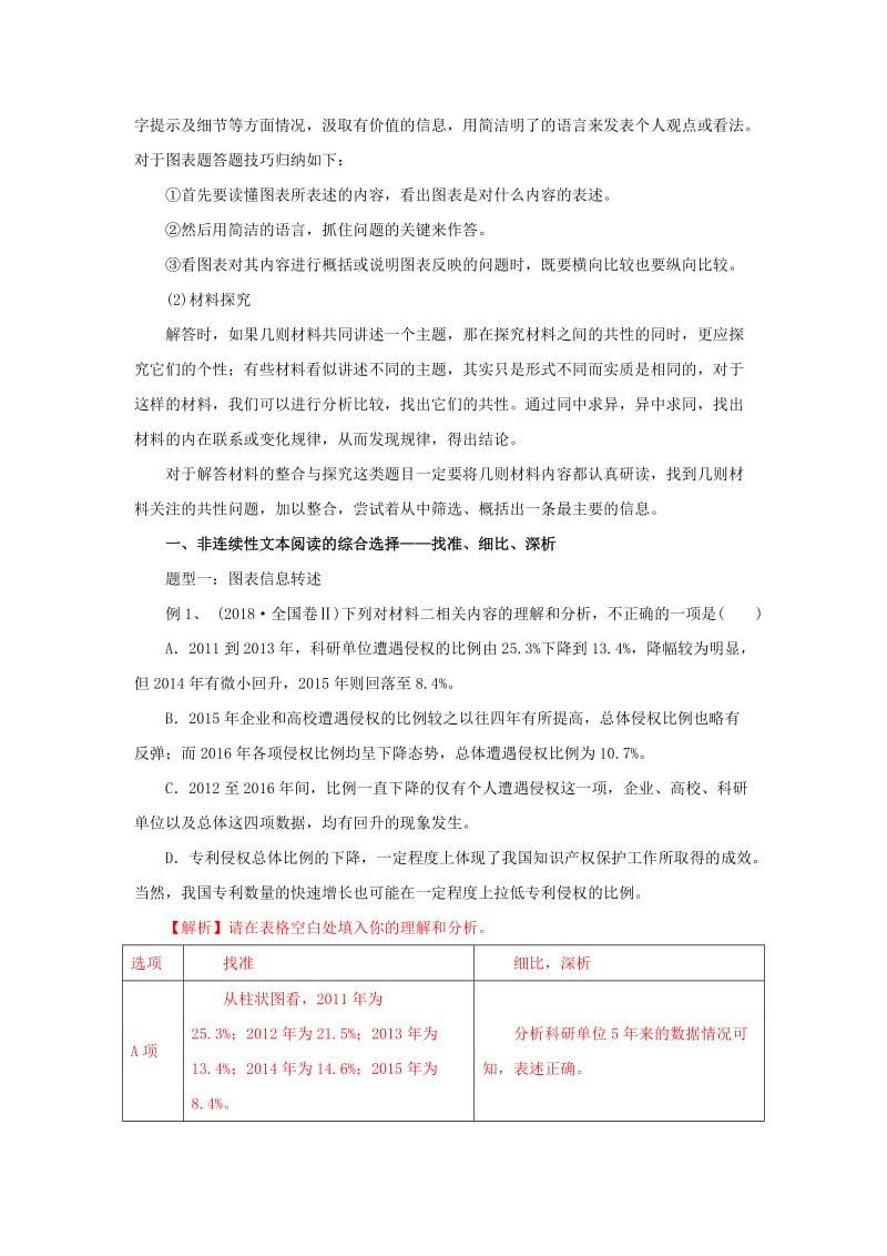 2019年高考语文黄金押题 专题06 非连续性实用类文本阅读（含解析）.doc_第2页