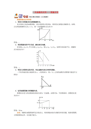 八年級數(shù)學(xué)下冊 專題突破講練 一次函數(shù)的應(yīng)用-圖象應(yīng)用試題 （新版）青島版.doc