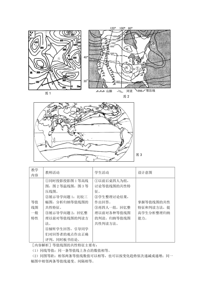 2019-2020年高考地理二轮专题复习 地理图表分类解读 第1课时 等值线图教案.doc_第3页