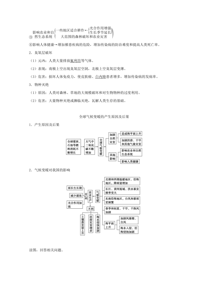 2018秋高中地理 第一章 自然灾害概述 1.3 人类活动与自然灾害学案 湘教版选修5.doc_第3页