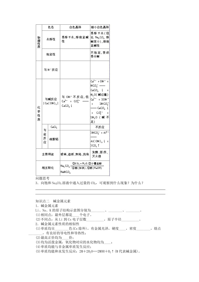 2019-2020年高中化学《钠的其它常见化合物》全册复习导学案.doc_第2页