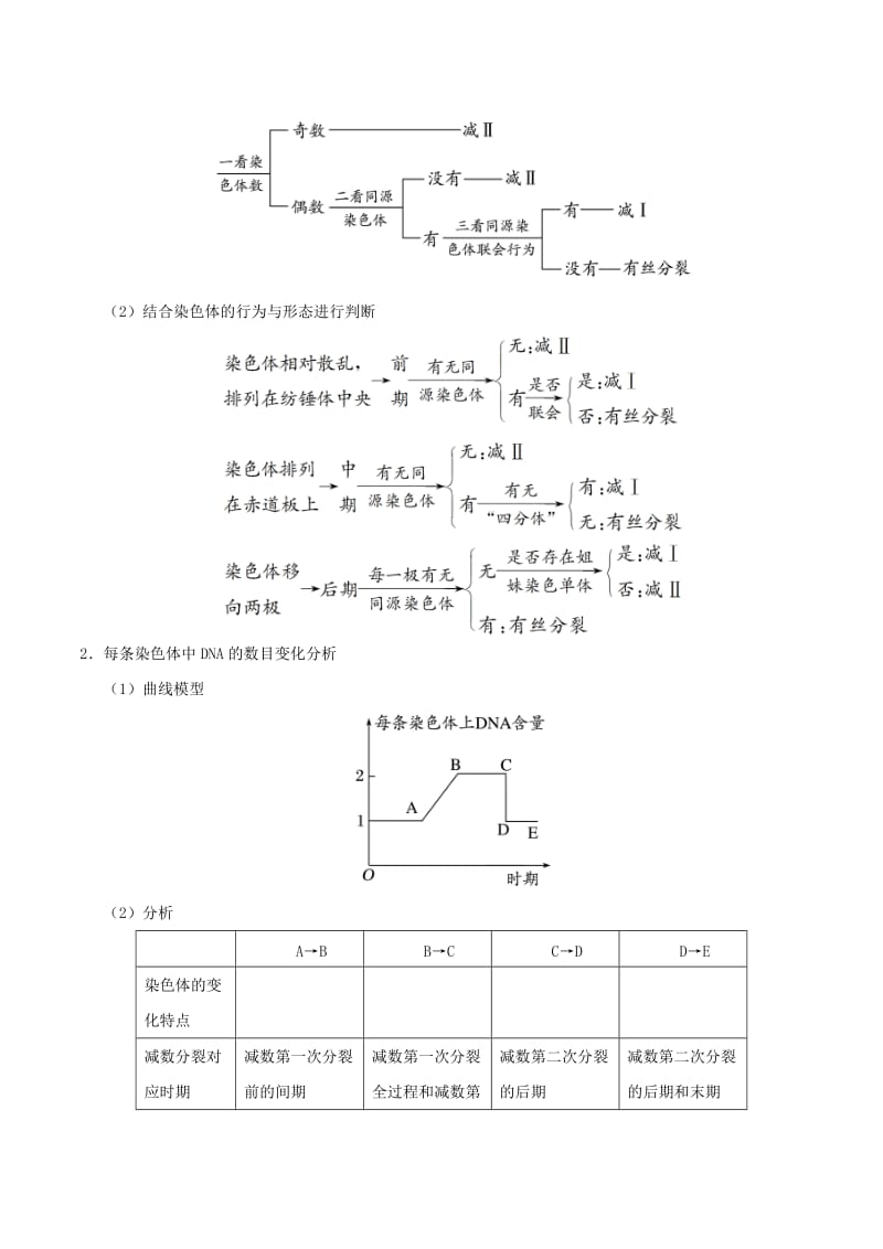 2019年高考生物 纠错笔记 专题04 遗传的细胞基础和分子基础.doc_第2页