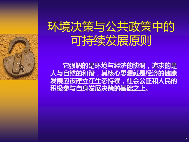 可持续发展战略的实施讲课ppt课件_第2页