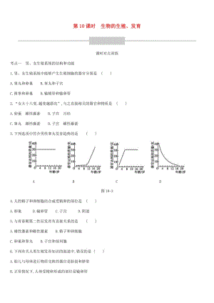 廣東省深圳市2019年中考生物 主題復(fù)習(xí)六 生物的生殖、發(fā)育和遺傳、變異 第10課時(shí) 生物的生殖、發(fā)育練習(xí).doc