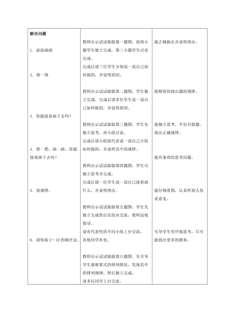 2019-2020年一年级数学上册 走进花果山 探索规律教案 青岛版.doc_第3页