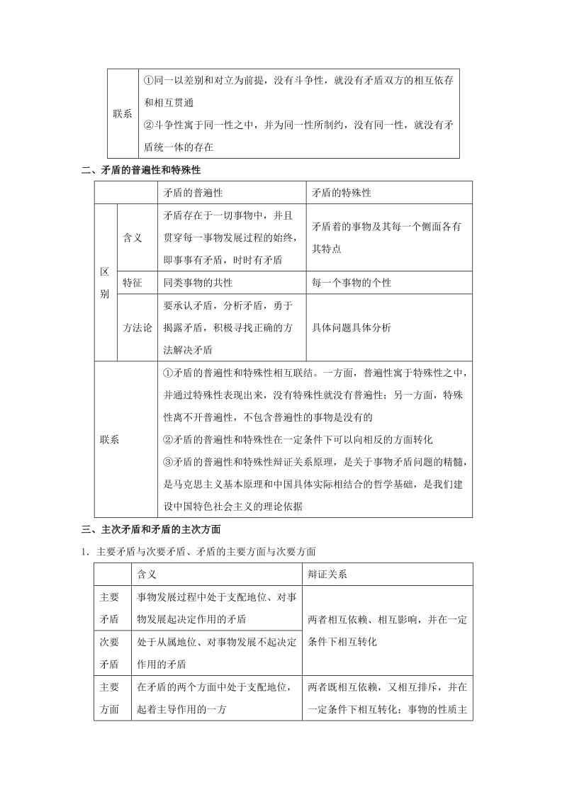 2019年高考政治一轮复习专题38唯物辩证法的实质与核心教学案含解析.doc_第2页