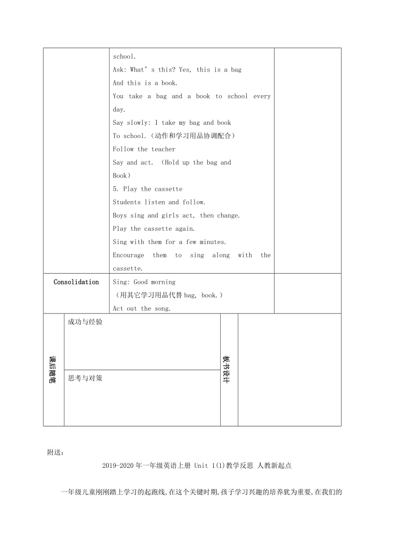 2019-2020年一年级英语上册 Unit 1(1) Period 5教案 沪教牛津版.doc_第2页