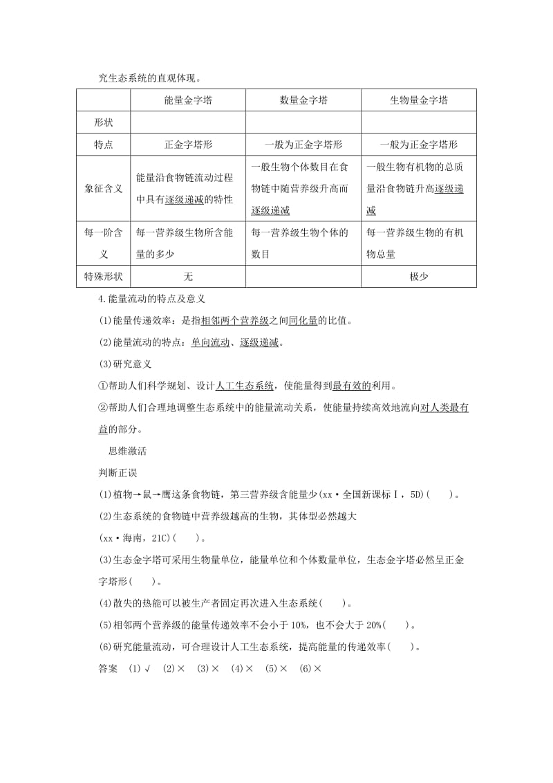 2019-2020年高考生物第二单元第4讲生态系统的功能能量流动和物质循环教学案新人教版必修3.doc_第2页