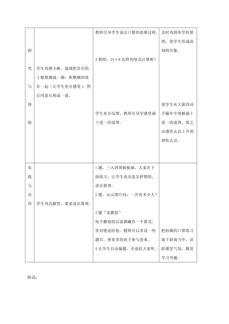 2019-2020年一年级数学下册 几十加几（进位）教案 冀教版.doc_第2页