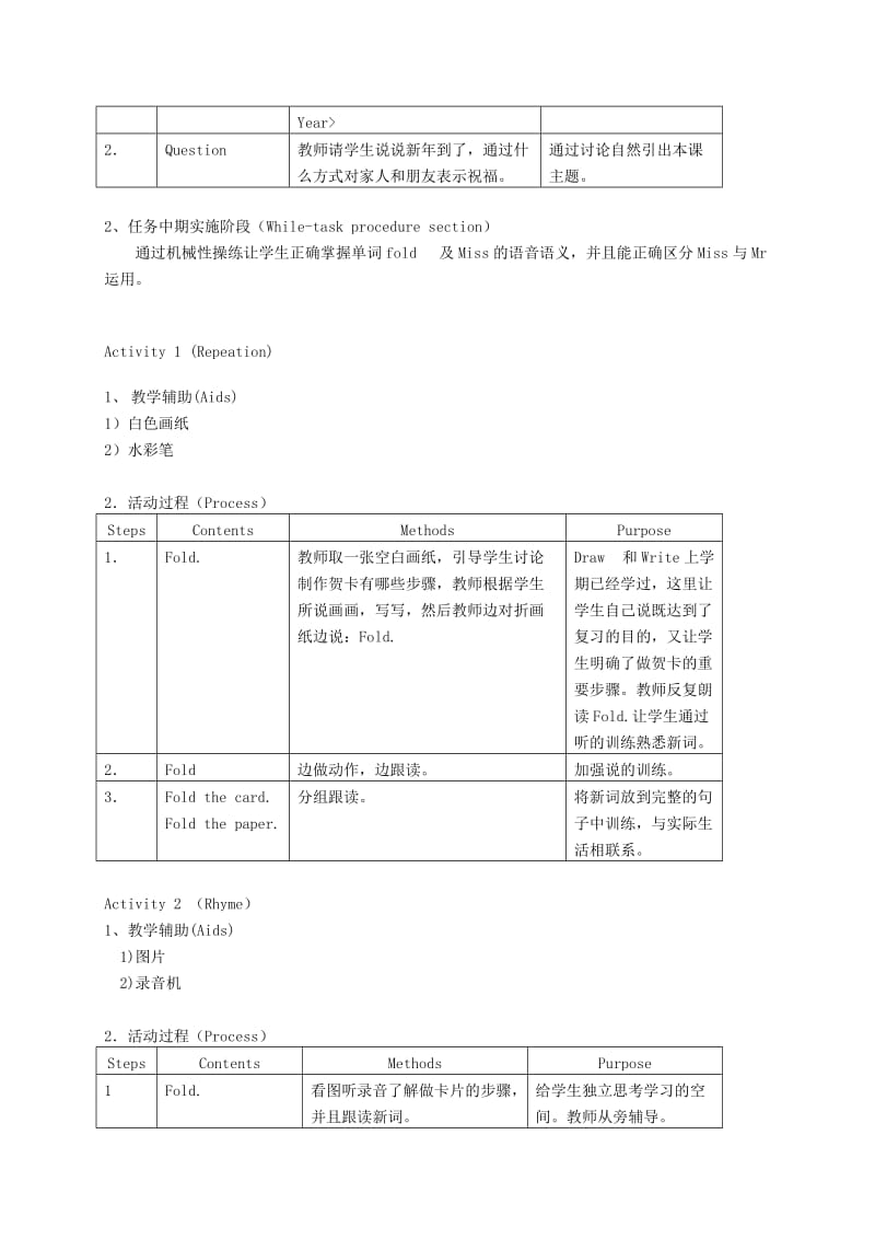 2019-2020年一年级英语下册 1B Unit1 New Year（4）教案 沪教牛津版.doc_第2页