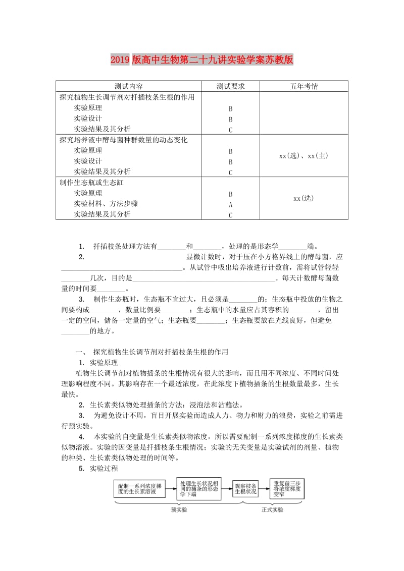 2019版高中生物第二十九讲实验学案苏教版.doc_第1页