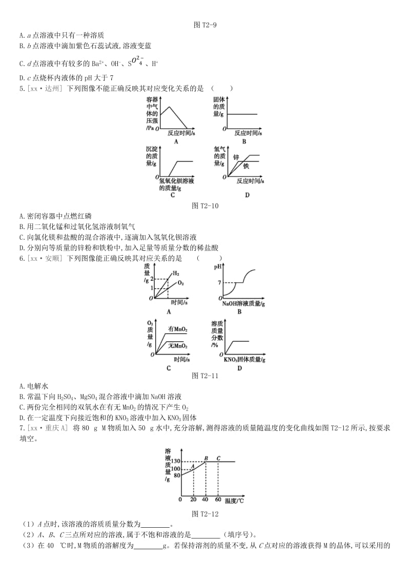 江苏省徐州市2019年中考化学复习 题型突破（二）图标题练习.doc_第2页