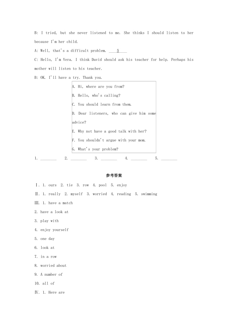 九年级英语下册 Module 2 Education Unit 1 They don’t sit in rows同步练习 （新版）外研版.doc_第3页