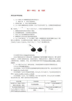 安徽省2019年中考化學(xué)總復(fù)習(xí) 第十一單元 鹽 化肥練習(xí).doc