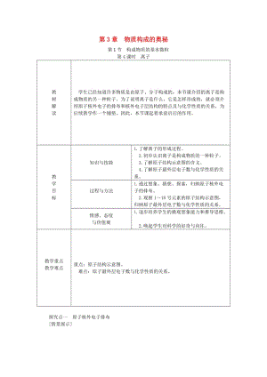 九年級化學(xué)上冊 第3章 物質(zhì)構(gòu)成的奧秘 第1節(jié) 構(gòu)成物質(zhì)的基本微粒 第4課時 離子教案 滬教版.doc