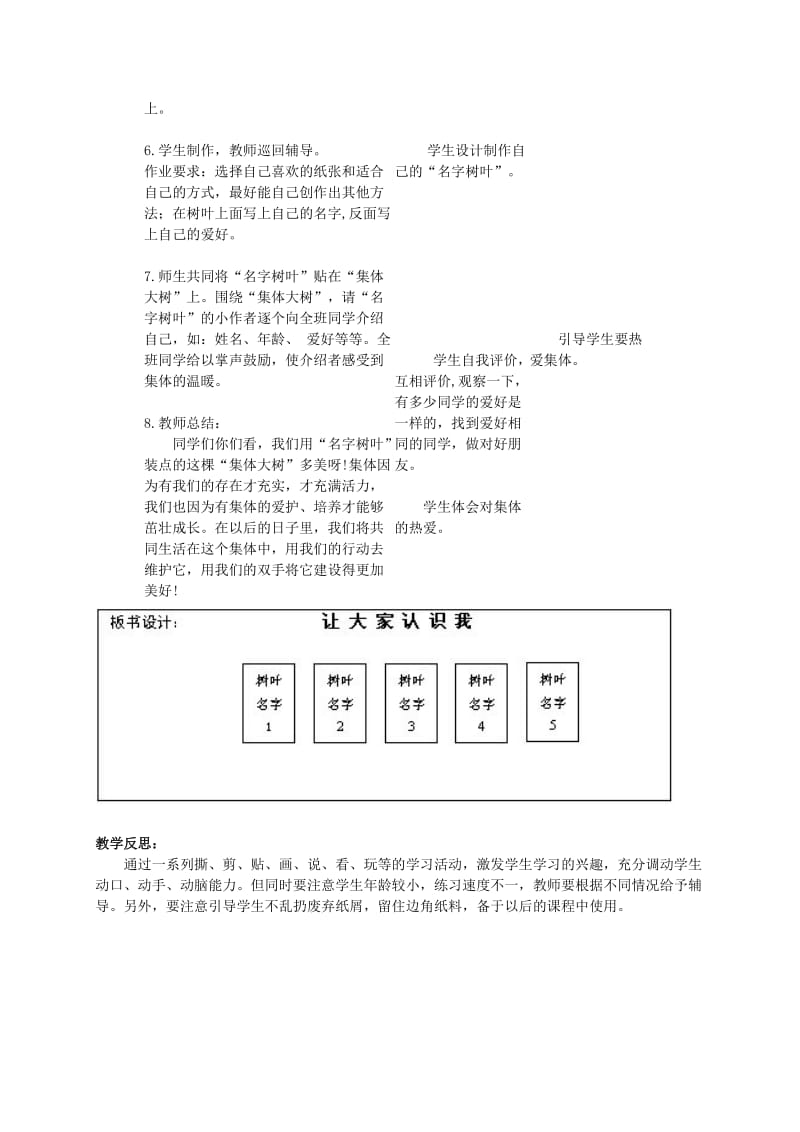 2019-2020年一年级美术上册 让大家认识我 1教学反思 人美版.doc_第3页