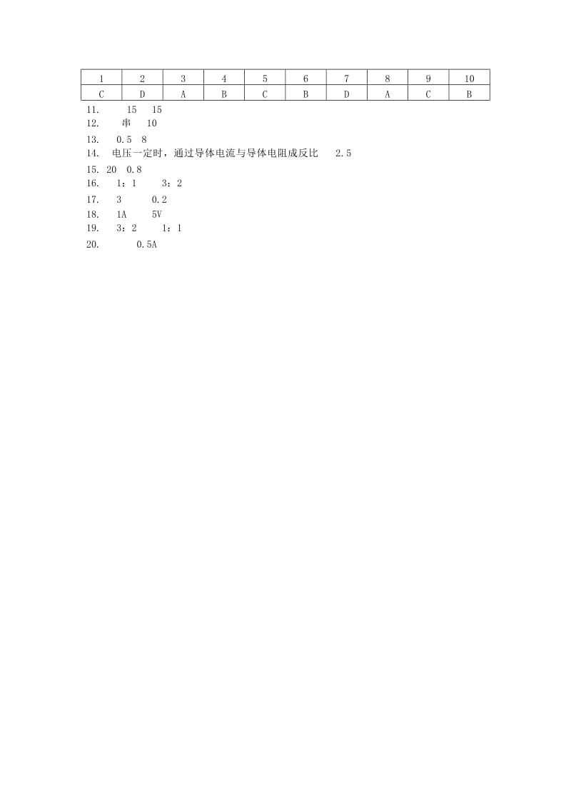 九年级物理上册 14.3欧姆定律习题 （新版）苏科版.doc_第3页