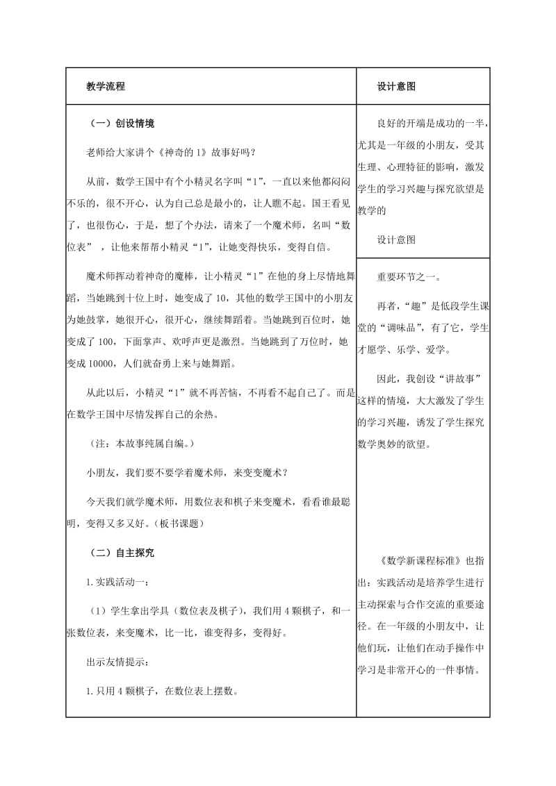 2019-2020年一年级数学下册 实践活动——摆一摆、想一想 1说课稿 人教新课标版.doc_第2页