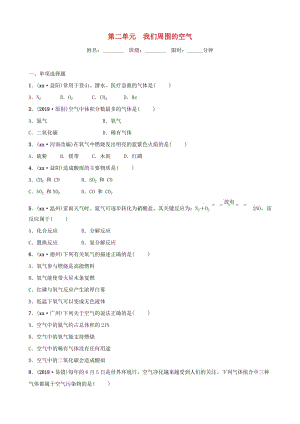 （江西專版）2019年中考化學(xué)總復(fù)習(xí) 教材突破 第二單元 我們周圍的空氣練習(xí)（含新題）.doc