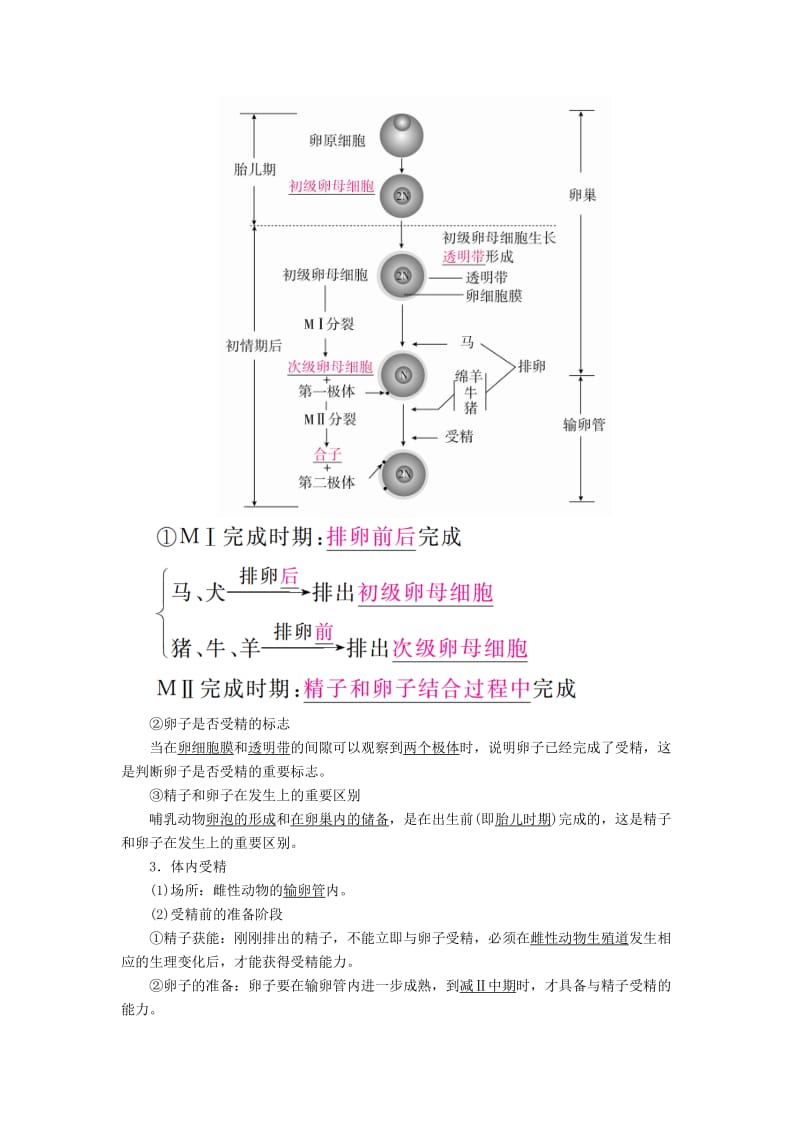 2019-2020年高考生物一轮复习第37讲胚胎工程生物技术的安全性和伦理问题培优学案.doc_第2页