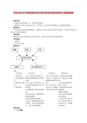 2019-2020年一年級品德與生活下冊 我為家人添歡樂教案 人教新課標(biāo)版.doc