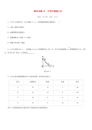 福建省2019年中考數(shù)學(xué)總復(fù)習(xí) 限時(shí)訓(xùn)練10 中考中級(jí)練（五）練習(xí)題.doc