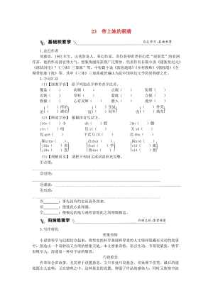 2019年春七年級(jí)語文下冊 第六單元 科幻探險(xiǎn) 23 帶上她的眼睛同步練習(xí)題 新人教版.doc