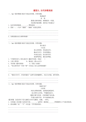 山東省德州市2019中考語文 題型九 古代詩歌閱讀復(fù)習(xí)習(xí)題2.doc