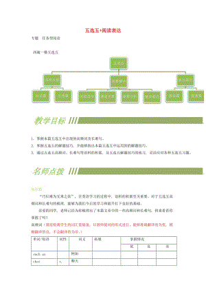 北京市2019中考英語二輪復(fù)習(xí) 五選五+閱讀表達(dá)1.doc