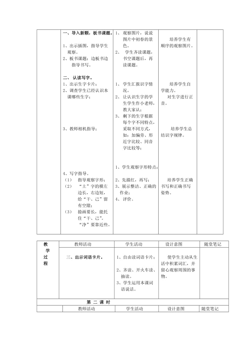 2019-2020年一年级语文下册 美丽的小路2教案 人教新课标版.doc_第2页