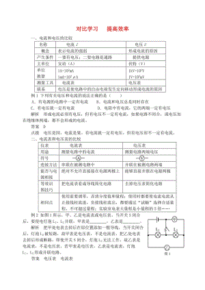 九年級物理上冊 第十三章《探究簡單電路》對比學(xué)習(xí) 提高效率 （新版）粵教滬版.doc