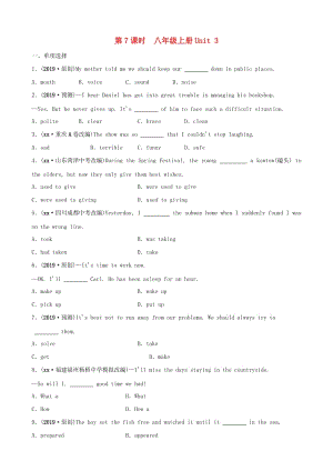 河南省2019年中考英語總復(fù)習(xí) 第7課時 八上 Unit 3練習(xí) 仁愛版.doc