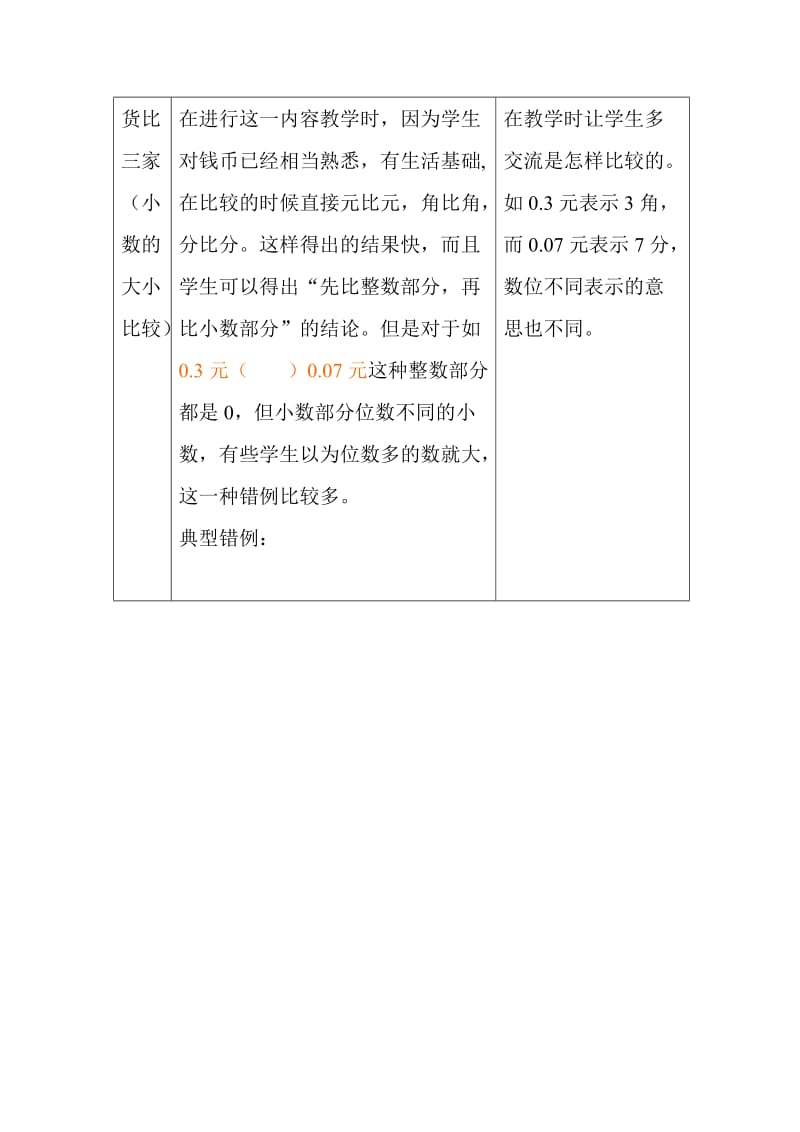 2019-2020年北师大版小学数学第六册第一单元教学存在问题分析及对策资料详细信息.doc_第2页