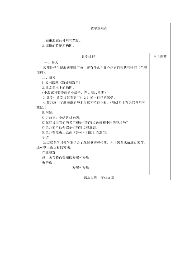 2019年(春)一年级美术下册 第3单元 奇怪的形状 第10课《奇异的海怪》教案 岭南版.doc_第2页