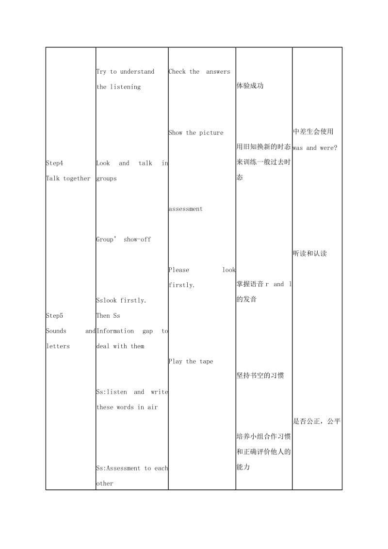 2019-2020年五年级英语上册 Unit1(8)教案 北师大版.doc_第3页