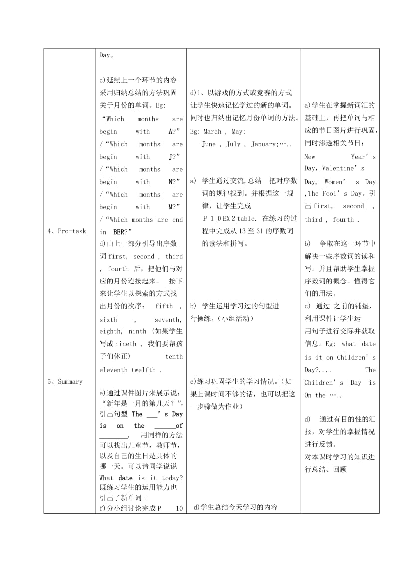 2019-2020年五年级英语上册 Module 1 Unit 2(work with language)教案1 广州版.doc_第3页