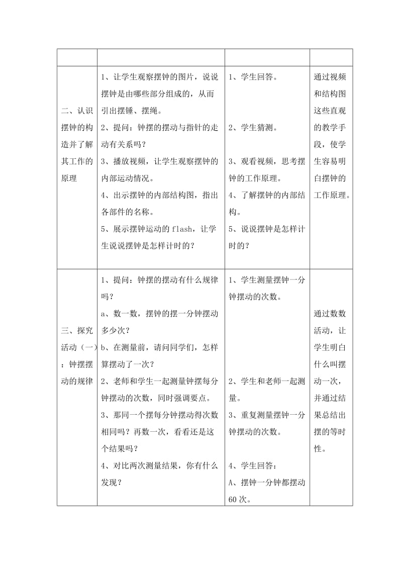 2019-2020年教科版科学五下《用摆计时的钟》word教案.doc_第3页