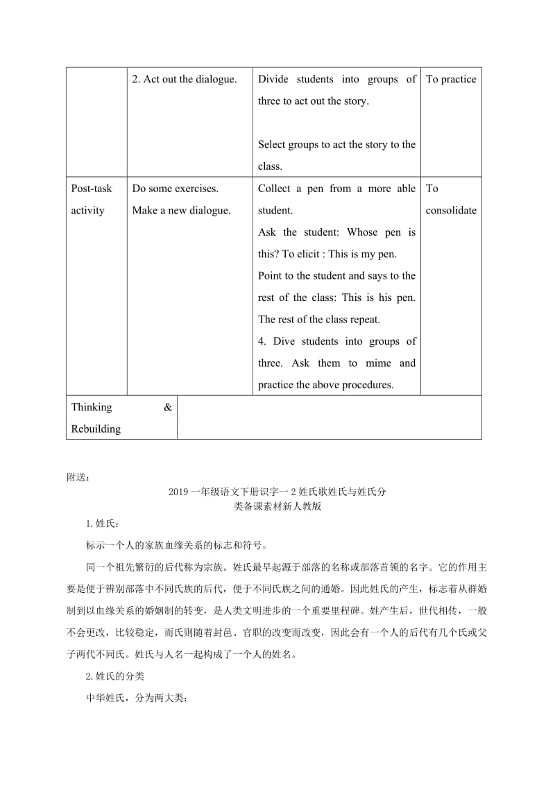 2019-2020年（沪教牛津版）四年级英语上册教案 Module4 Unit3 period3.doc_第2页