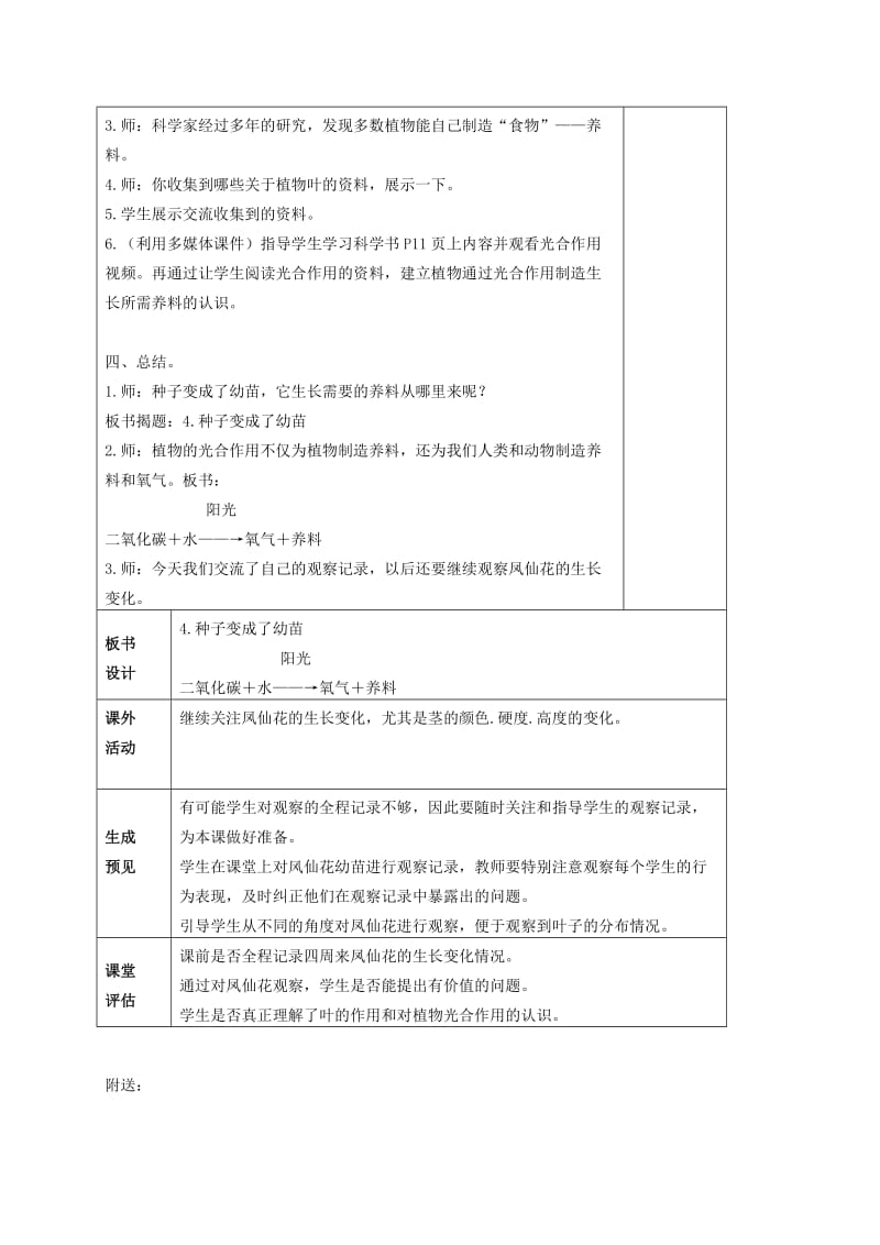 2019-2020年三年级科学下册 种子变成了幼苗 2教案 教科版.doc_第3页