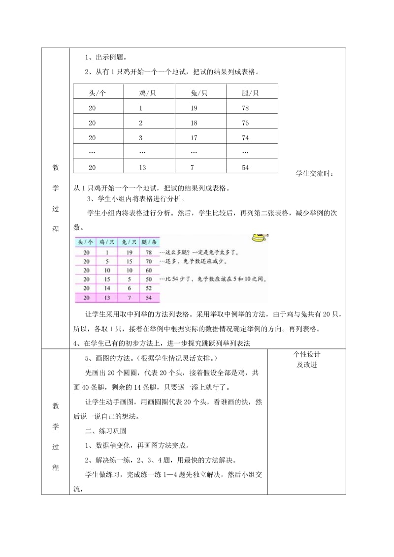 2019-2020年五年级数学上册 尝试与猜测教案 北师大版.doc_第2页