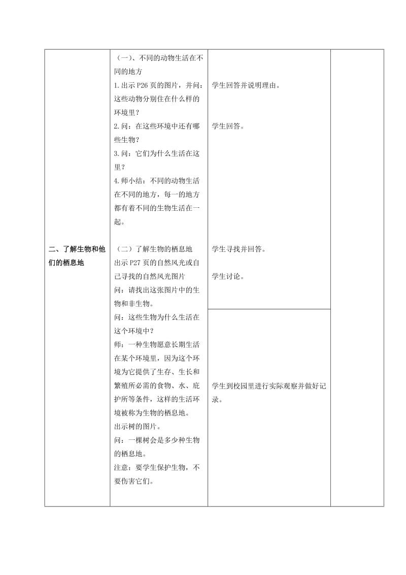 2019-2020年六年级科学下册 寻找生物家园 3 第一课时教案 苏教版.doc_第2页