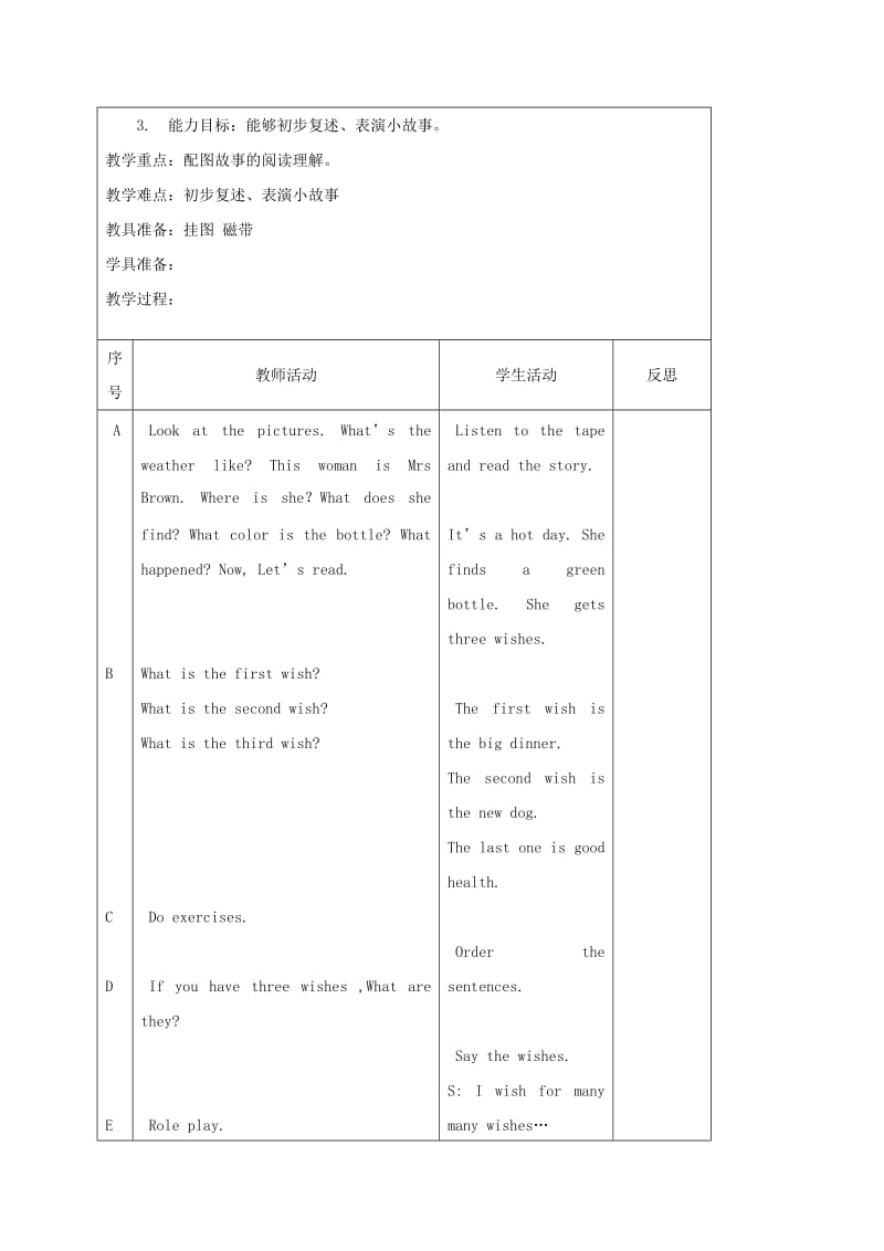 2019-2020年五年级英语下册教案 unit11 Lesson64教案 人教新起点.doc_第3页