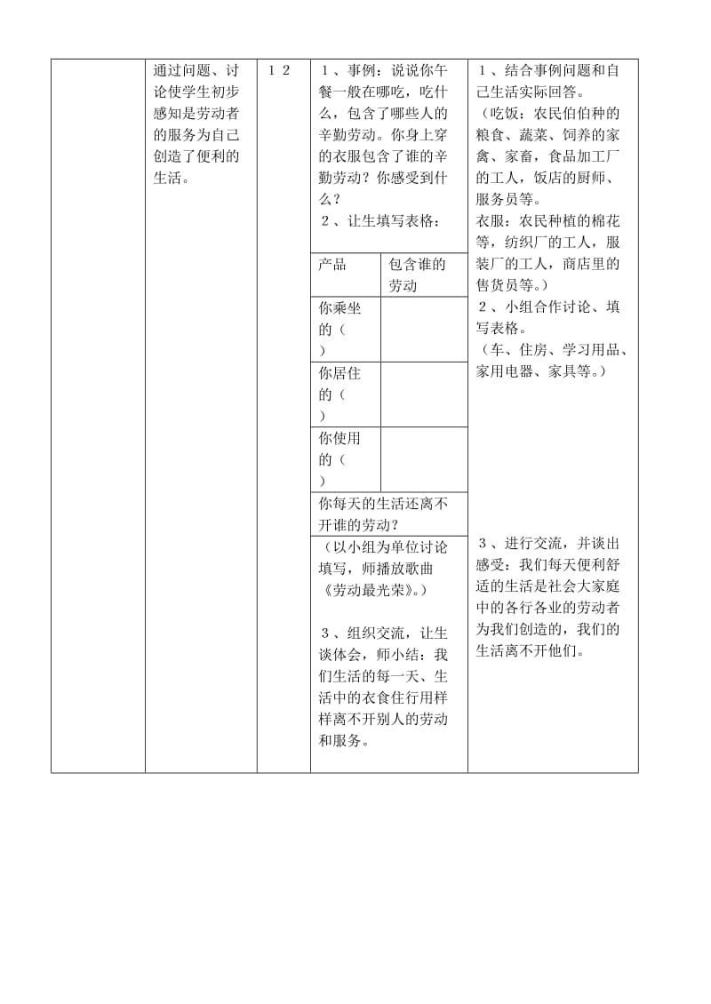 2019-2020年三年级思想品德下册 大家庭中你我他教案 首师大版.doc_第2页