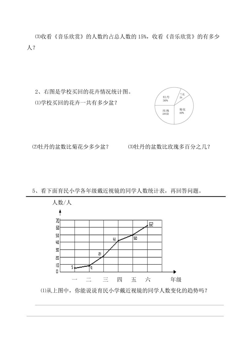 2019-2020年六年级数学上册第五单元测试题.doc_第3页