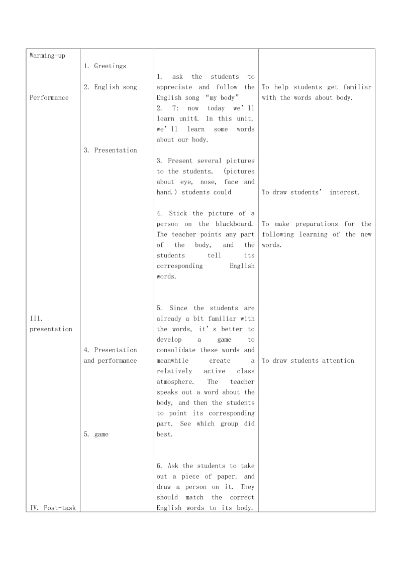 2019-2020年三年级英语上册 Module 2 Unit 4(3)教案 广州版.doc_第2页