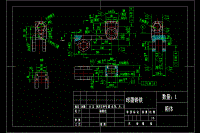 自動(dòng)小鋸床圖紙減速器部分CAD圖紙