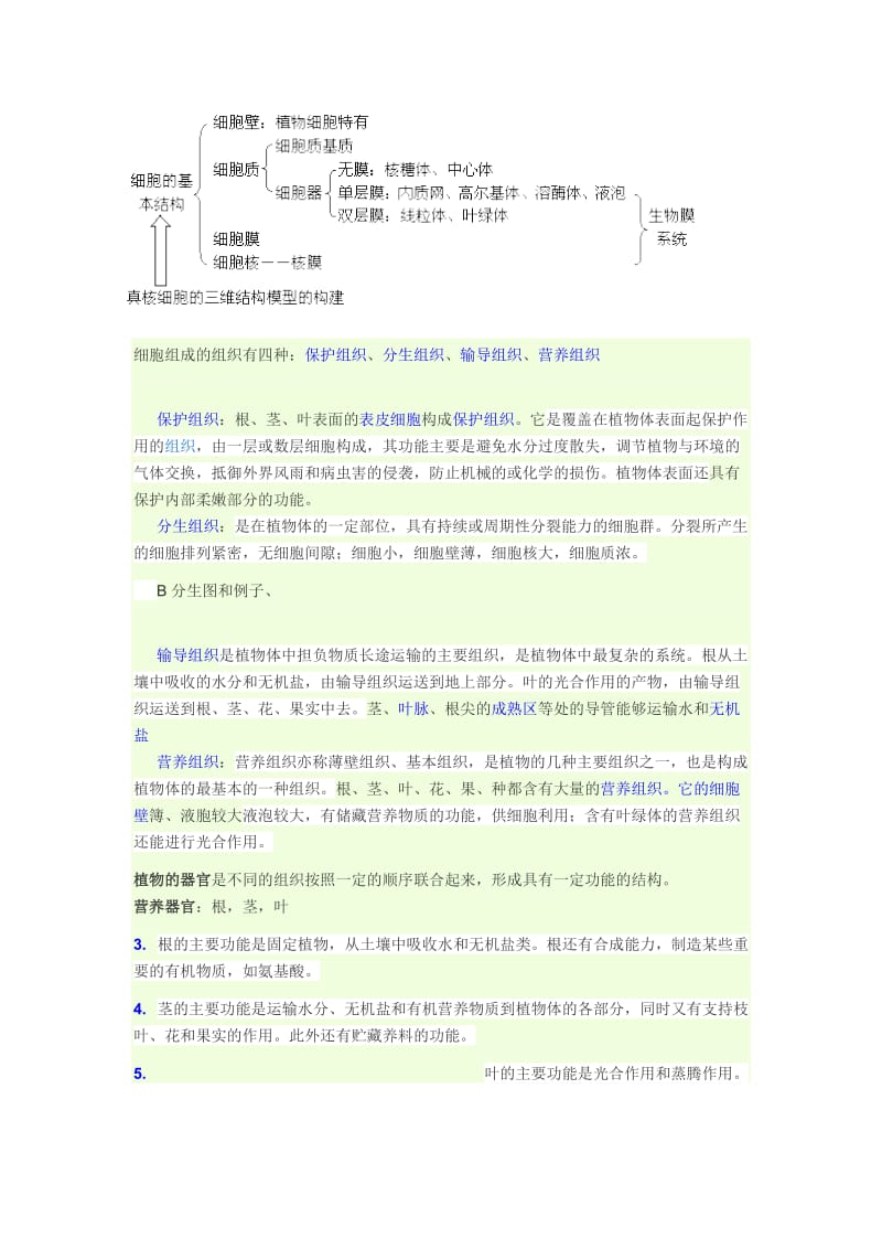 2019-2020年人教版科学六年级上册第一章第5课《植物体各部分的关系》word教案.doc_第2页