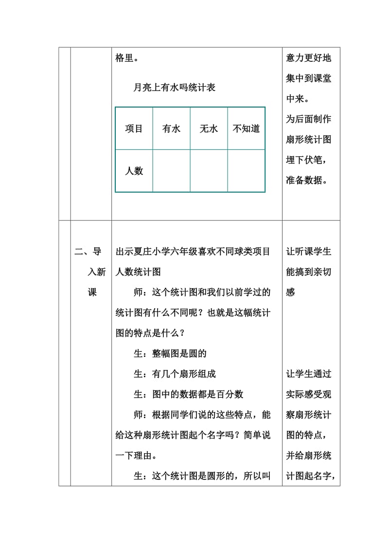 2019冀教版数学六上《七、统计》word教案.doc_第3页