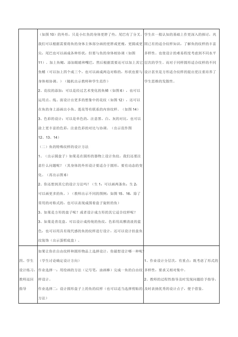 2019-2020年苏教版小学美术五年级下册《鱼的纹样》说课教案设计.doc_第3页