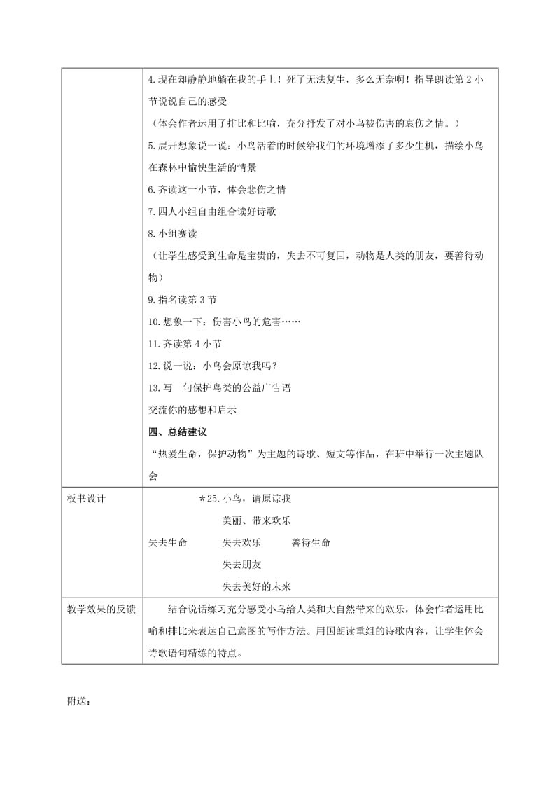 2019-2020年五年级语文上册 小鸟请原谅我 2教案 沪教版.doc_第2页